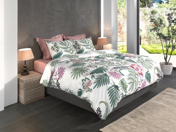 Heckett & Lane Dekbedovertrek Tiera White - 100% Katoen-Satijn