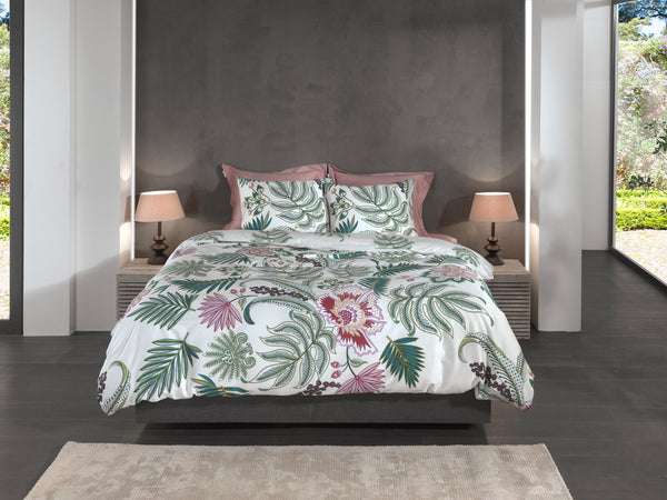 Heckett & Lane Dekbedovertrek Tiera White - 100% Katoen-Satijn