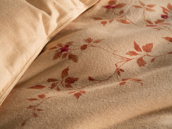 Heckett & Lane Dekbedovertrek Tommaso Yellow - 100% Brushed-Cotton