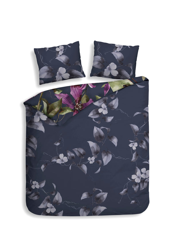 heckett & lane Dekbedovertrek Tropici Blauw - 100% Katoen-Satijn