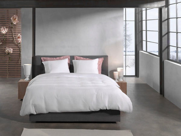 Heckett & Lane Dekbedovertrek Vafala Super White - 100% Katoen-Perkal