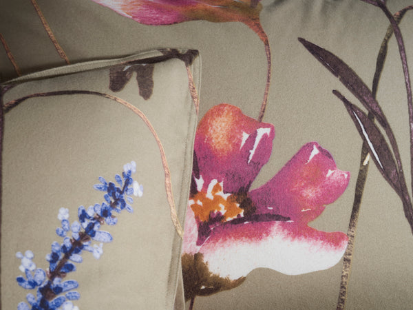 Heckett & Lane Dekbedovertrek Vico Green - 100% Brushed-Cotton