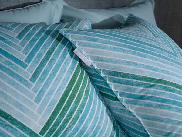 Heckett & Lane Dekbedovertrek Vita Blue - 100% Brushed-Cotton