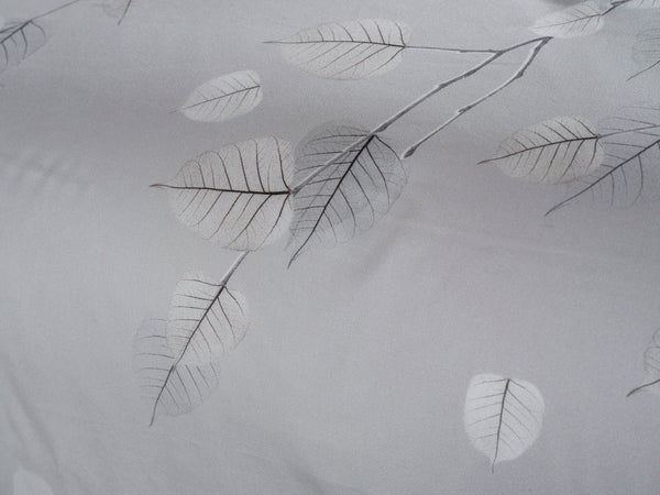 Heckett & Lane Dekbedovertrek Xia Light Grey - 100% Katoen-Satijn