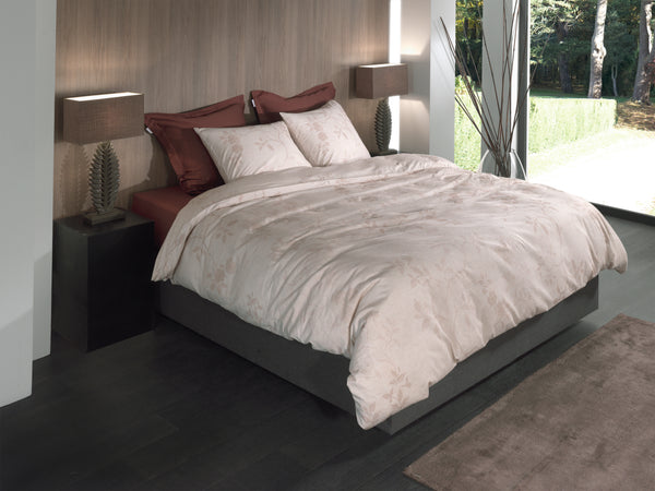 Heckett & Lane Dekbedovertrek Yara Beige - 100% Katoen-Twill