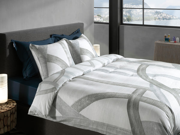 Heckett & Lane Dekbedovertrek Yves Off White - 100% Katoen-Satijn