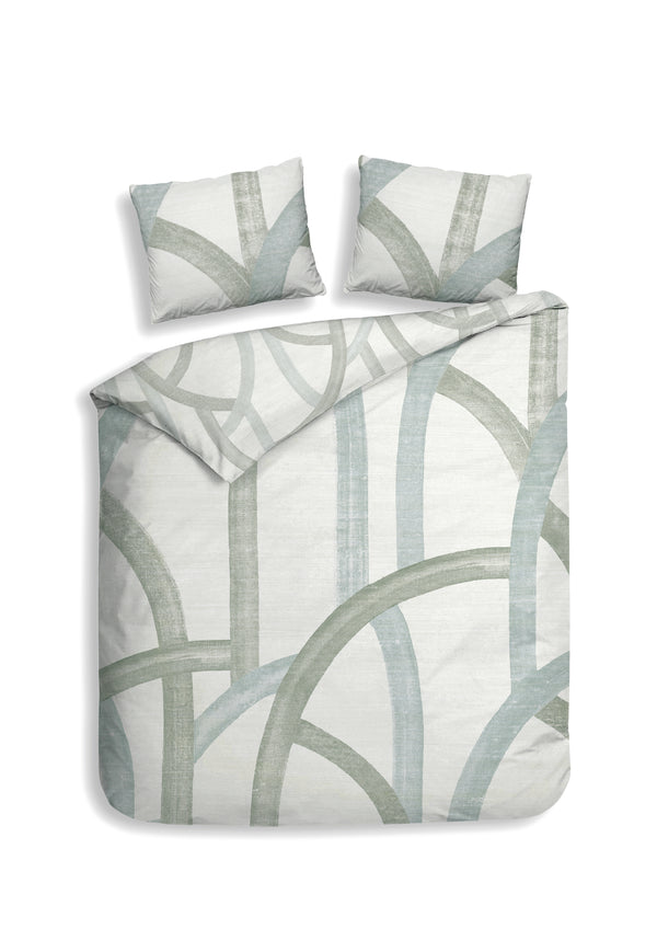 heckett & lane Dekbedovertrek Yves Off White - 100% Katoen-Satijn