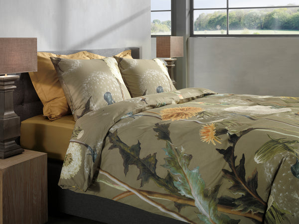 Heckett & Lane Dekbedovertrek Zelena - 100% Katoen-Twill