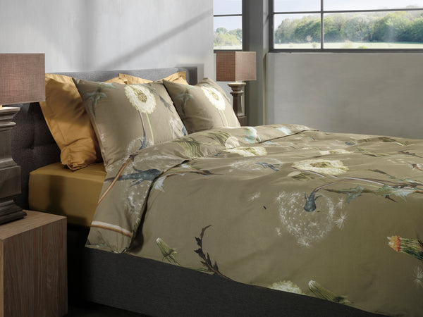 Heckett & Lane Dekbedovertrek Zelena - 100% Katoen-Twill