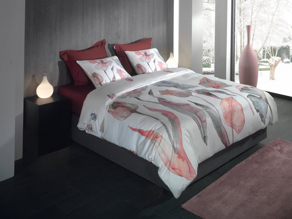 Heckett & Lane Dekbedovertrek Zeljko White - 100% Katoen-Satijn