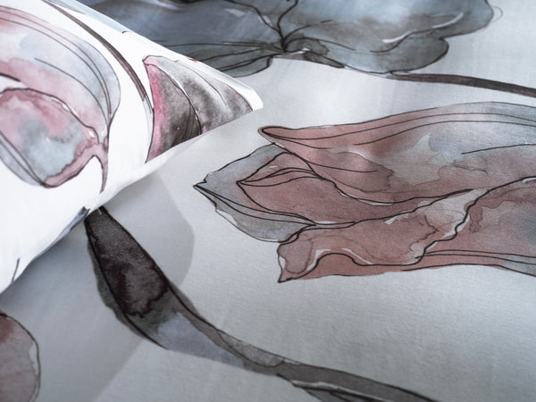 Heckett & Lane Dekbedovertrek Zeljko White - 100% Katoen-Satijn