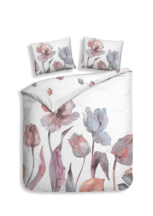 heckett & lane Dekbedovertrek Zeljko White - 100% Katoen-Satijn