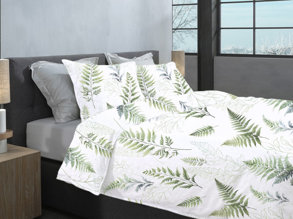 Heckett & Lane Dekbedovertrek Zeno White - 100% Brushed-Cotton