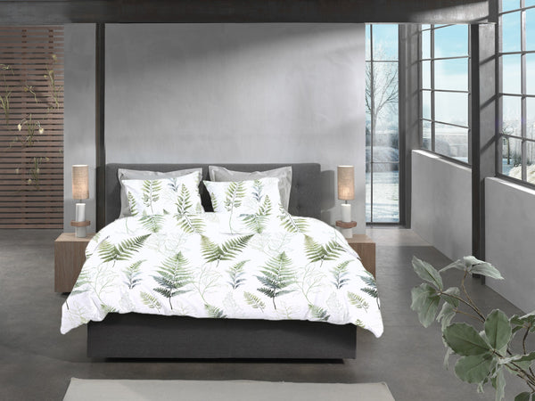 Heckett & Lane Dekbedovertrek Zeno White - 100% Brushed-Cotton