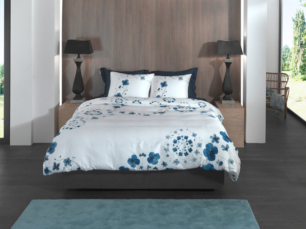 Heckett & Lane Dekbedovertrek Zoe White - 100% Katoen-Satijn