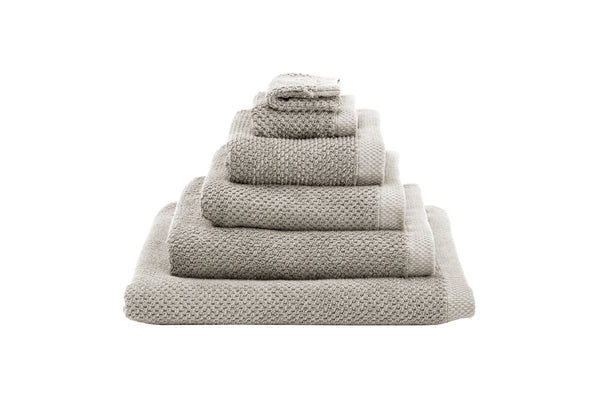 heckett & lane Badgoed Grant Glacier Grey - 100% Katoen