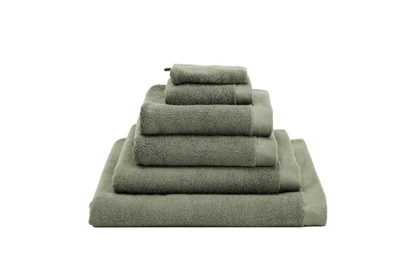 heckett & lane Badgoed Premium Army Green - 100% Katoen