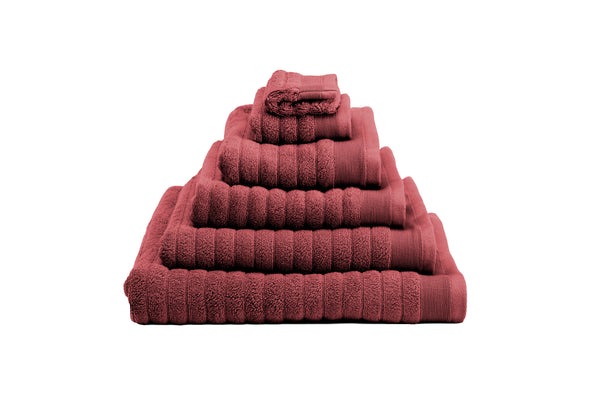 heckett & lane Badgoed Prestige Spicy Red - 100% Katoen