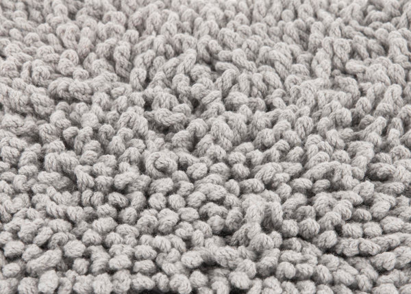 Heckett & Lane Badmat Fergana Ash Grey - 100% Katoen