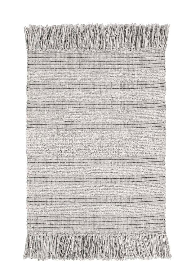 heckett & lane Badmat Nukus Ash Grey - 100% Katoen