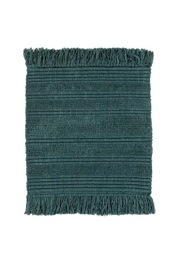 Heckett & Lane Badmat Nukus Pine Green - 100% Katoen