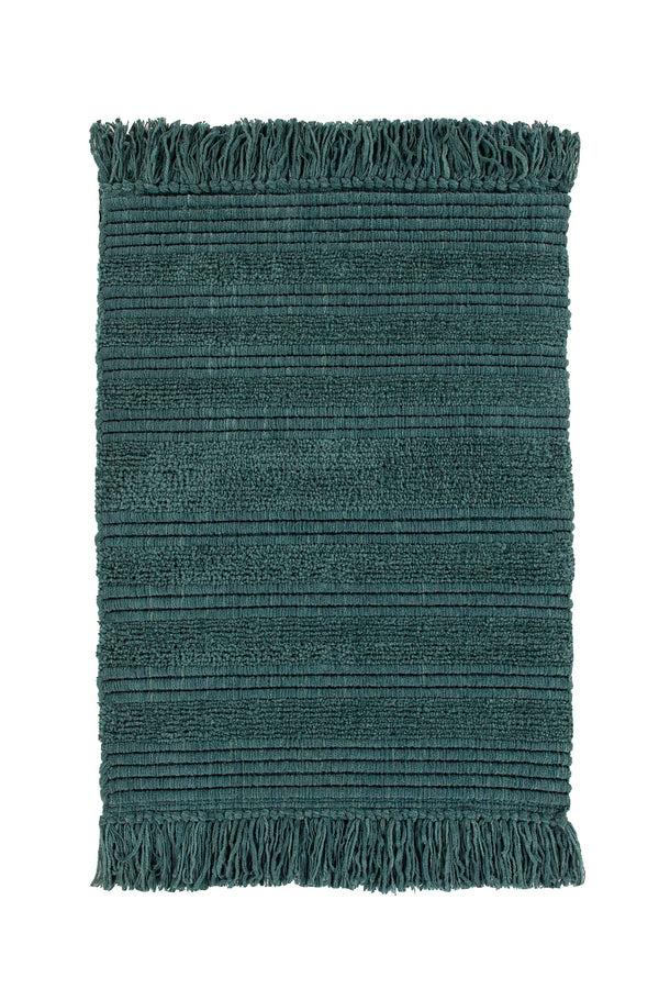 heckett & lane Badmat Nukus Pine Green - 100% Katoen