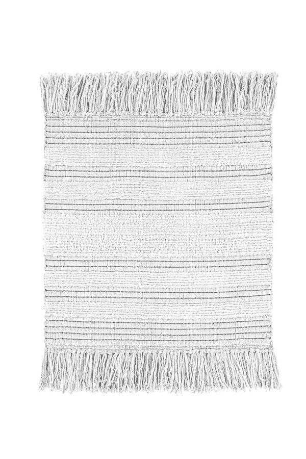 Heckett & Lane Badmat Nukus White - 100% Katoen