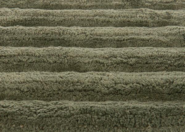 Heckett & Lane Badmat Vivienne Army Green - 100% Katoen