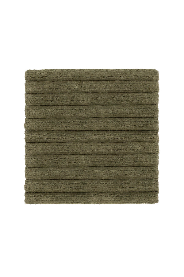 Heckett & Lane Badmat Vivienne Army Green - 100% Katoen