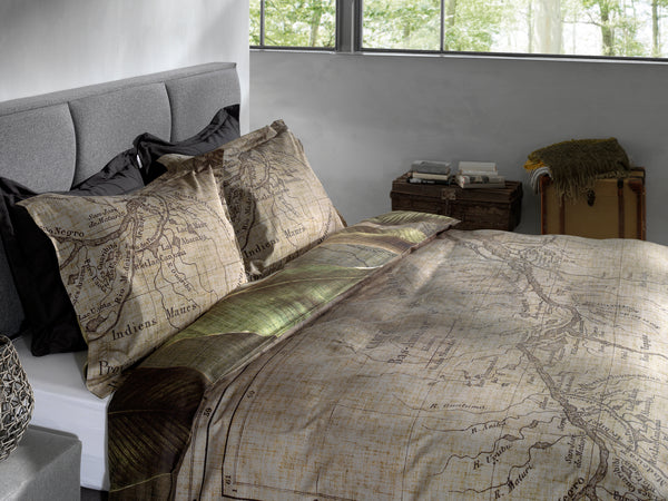 Heckett & Lane Dekbedovertrek Bruna - 100% Katoen-Twill