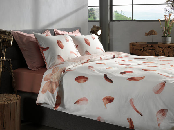 Heckett & Lane Dekbedovertrek Flori - 100% Katoen-Dobby