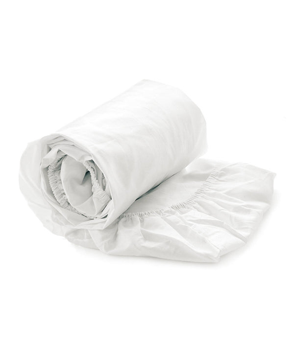 heckett & lane Hoeslaken Elementi White - 100% Katoen-Satijn
