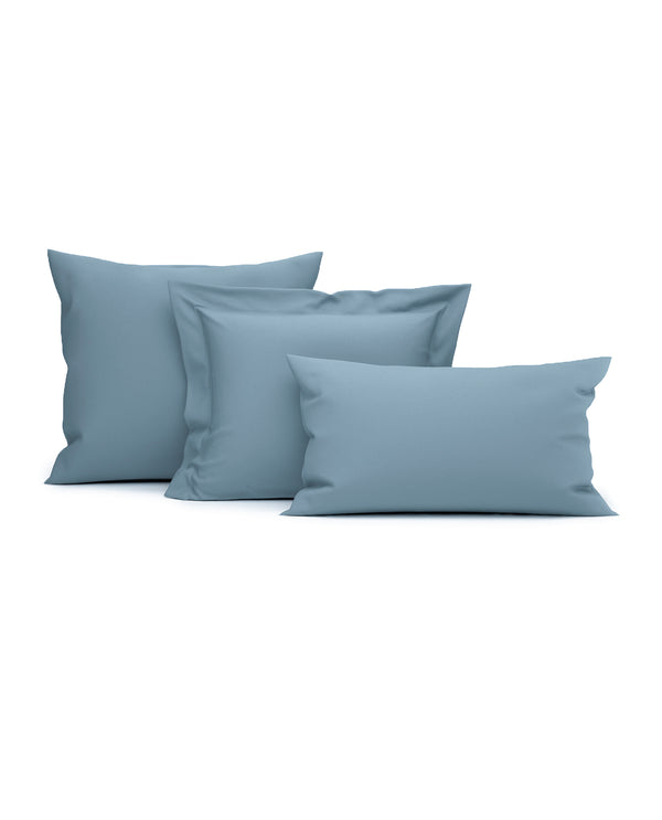 heckett & lane Kussensloop Elementi Colonial Blue - 100% Katoen-Satijn