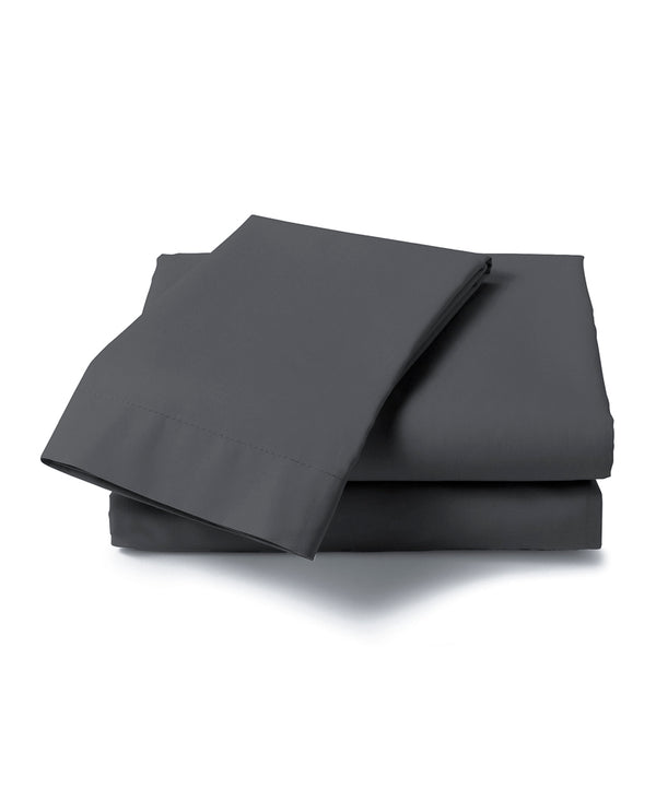 heckett & lane Laken Elementi Classic Anthracite - 100% Katoen-Satijn