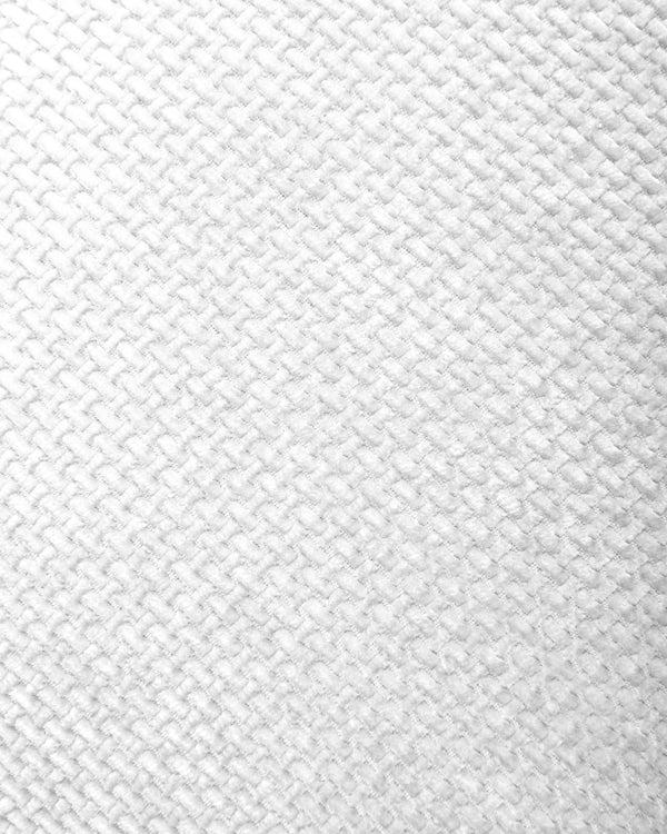 Heckett & Lane Sierkussen Velours Panama White - 100% Polyester
