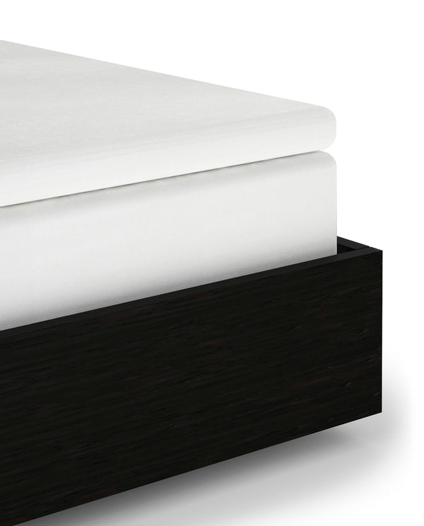 heckett & lane Topper Hoeslaken Elementi White - 100% Katoen-Satijn