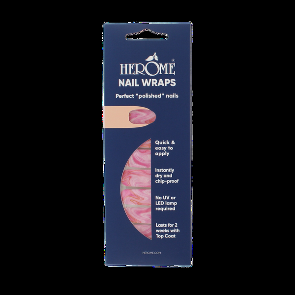 herôme Nail Wraps - Berry Swirl