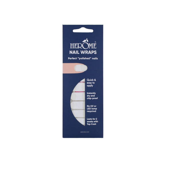 herôme Nail Wraps French Manicure Clear