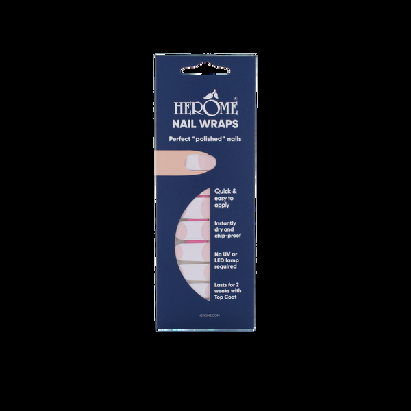 herôme Nail Wraps French Manicure Pink