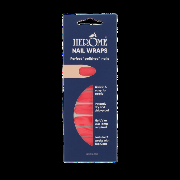 herôme Nail Wraps - Hot Pink
