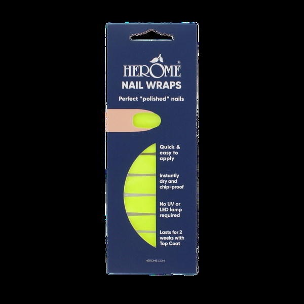 herôme Nail Wraps - Neon Yellow