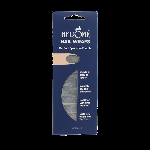 herôme Nail Wraps - Silver Glitter