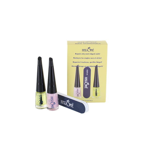 herôme Nail Essentials Set: Droge en Geribbelde Nagels