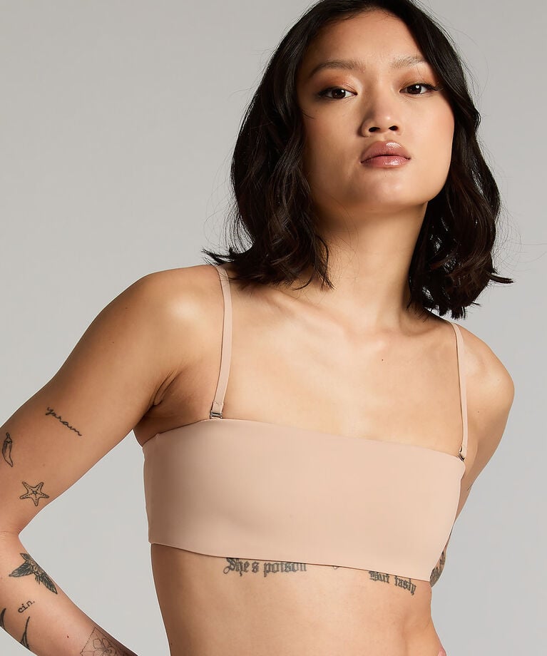 hkmx Bandeau Bralette Smooth - Beige