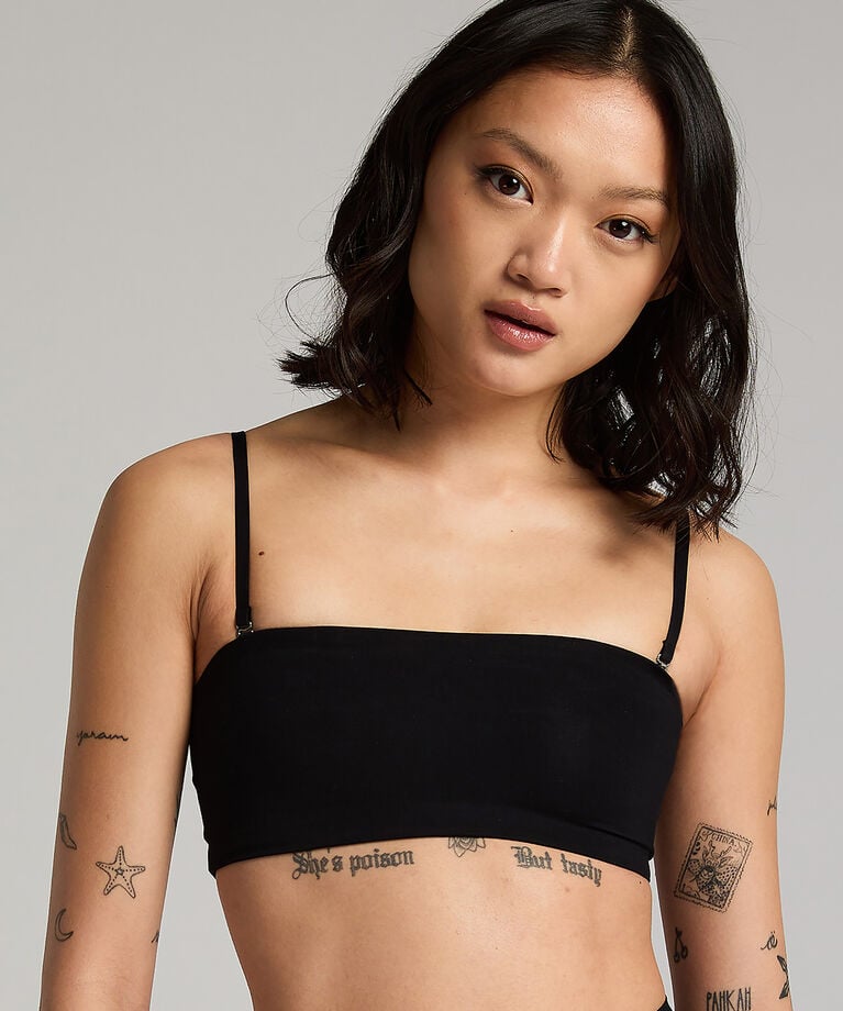 hkmx Bandeau Bralette Smooth - Zwart