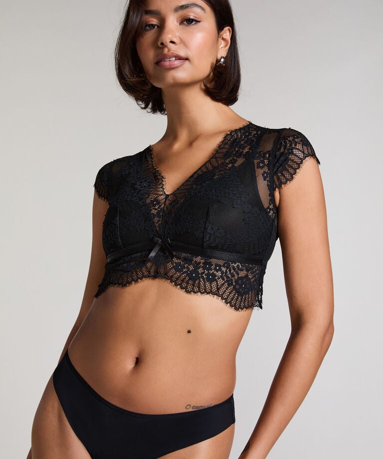 hkmx Bralette Daphne - Zwart