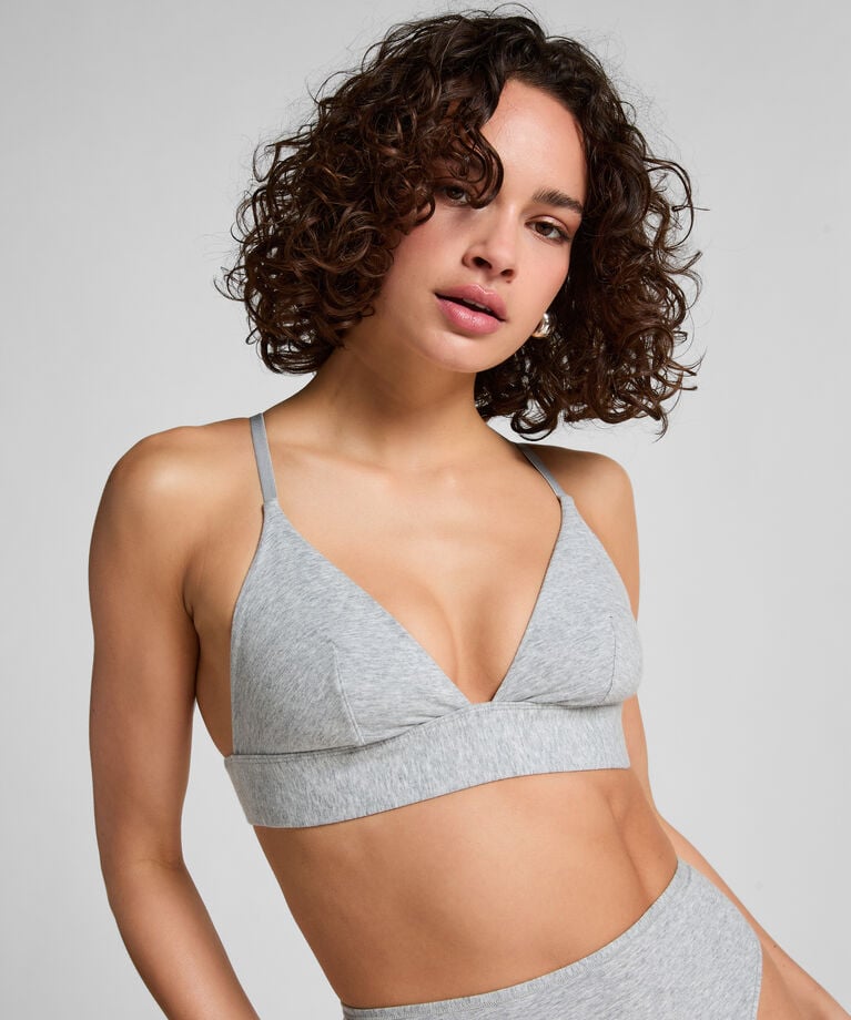 hkmx Katoenen bralette - Grijs