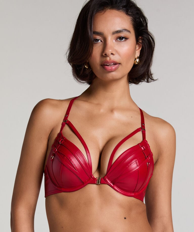 hkmx Voorgevormde push-up beugel bh Faye - Rood
