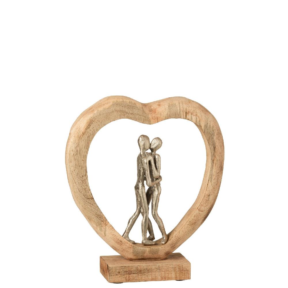 homedecoration Decoratie Hart Koppel Hout