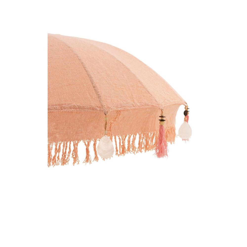 Homedecoration Parasol Kwastjes Katoen Peach Large